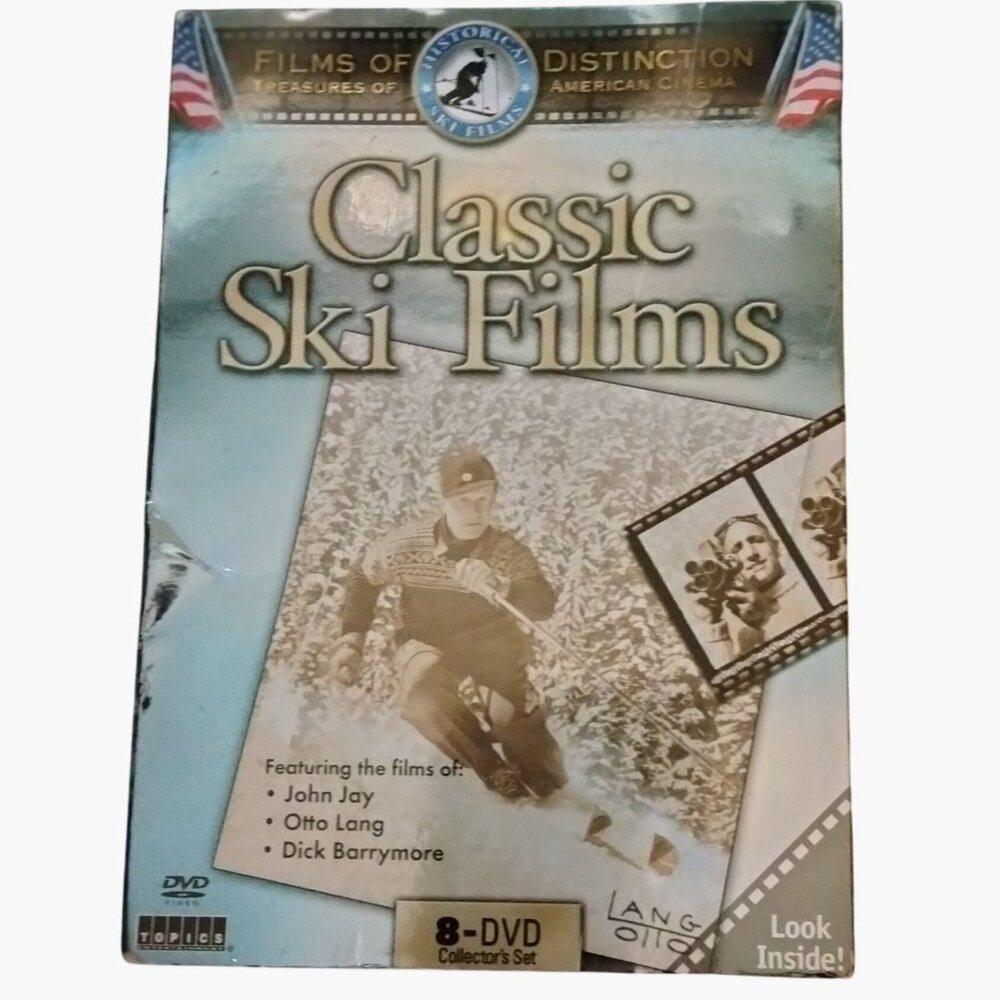 Classic Ski Films 7 DVD Collectors Set  Ski Flight John Jay Otto Lang Barrymore